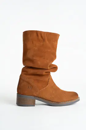 Bota Cano Baixo c/franzido