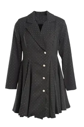 Blazer/ vestido com brilhantes