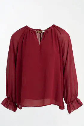 Blusa c/efeito colar